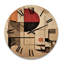 Horloge murale en bois surdimensionné Belge-901940512