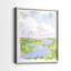 Impression encadrée Low Country River Vista I-Premium - prête à être accrochée - aucun clou requis - aucun clou requis-108035006-108035010