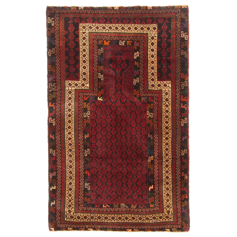 Teimani Red Rug 2'9" x 4'6"