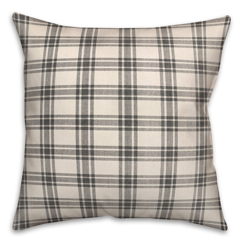 Coussin décoratif carré, Noir, noir, noir, noir