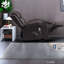 Fauteuils inclinables pivotants massants et chauffants, cuir brun, fauteuils inclinables modernes pour la maison-1401681294