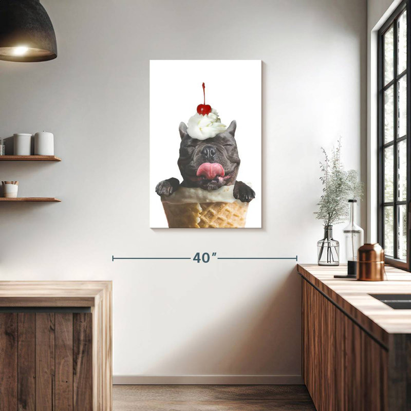 Brampt Ice Cream Dog, 36" H x 24" W