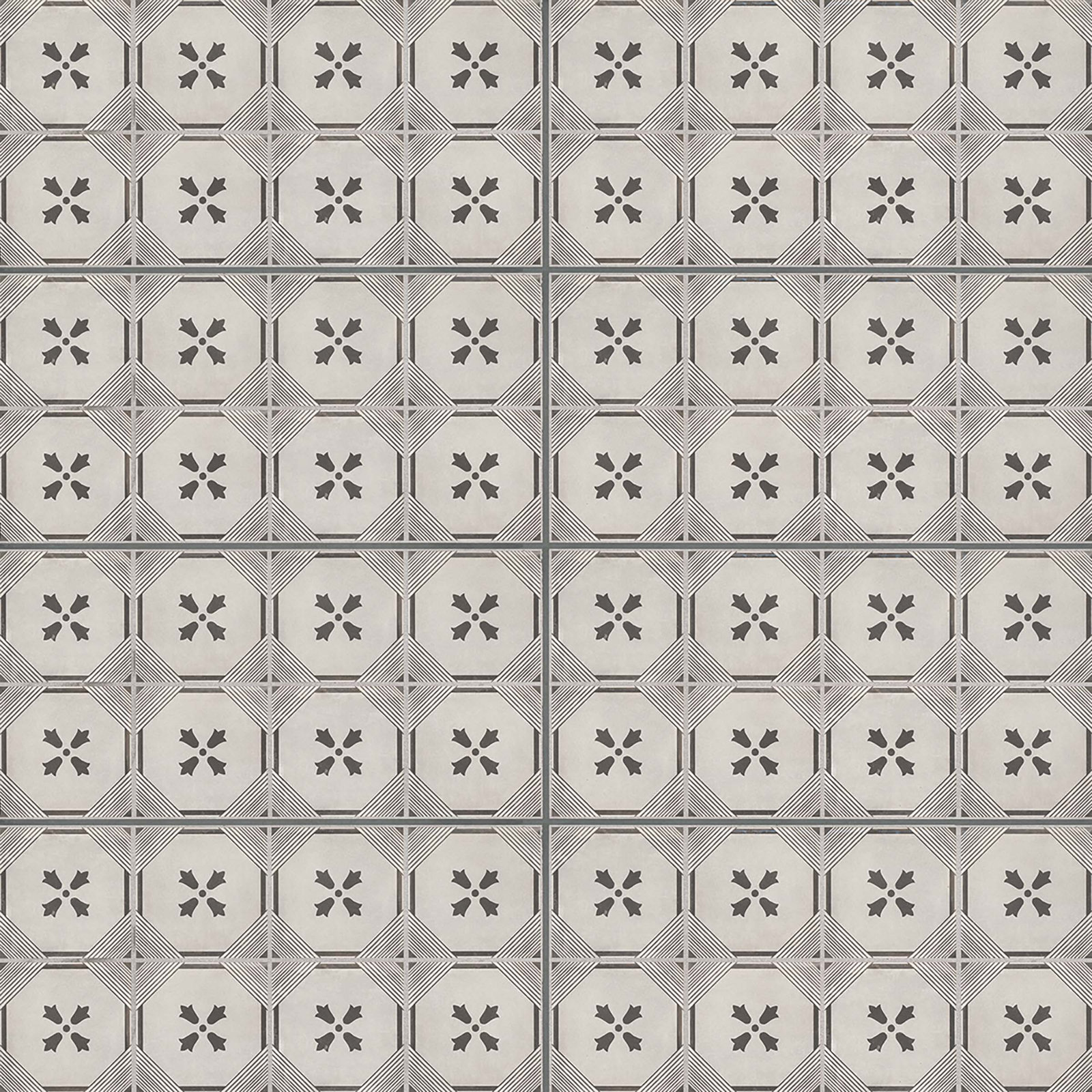 Palazzo 12" x 24" Porcelain Tile, Castle Graphite Dynasty