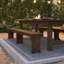 Banc de ferme pliable en pin massif 8 pi x 12 po Aleksandra-649417628