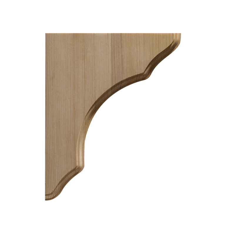 6.25'' Unfinished Pine Wood Corbel Bracket