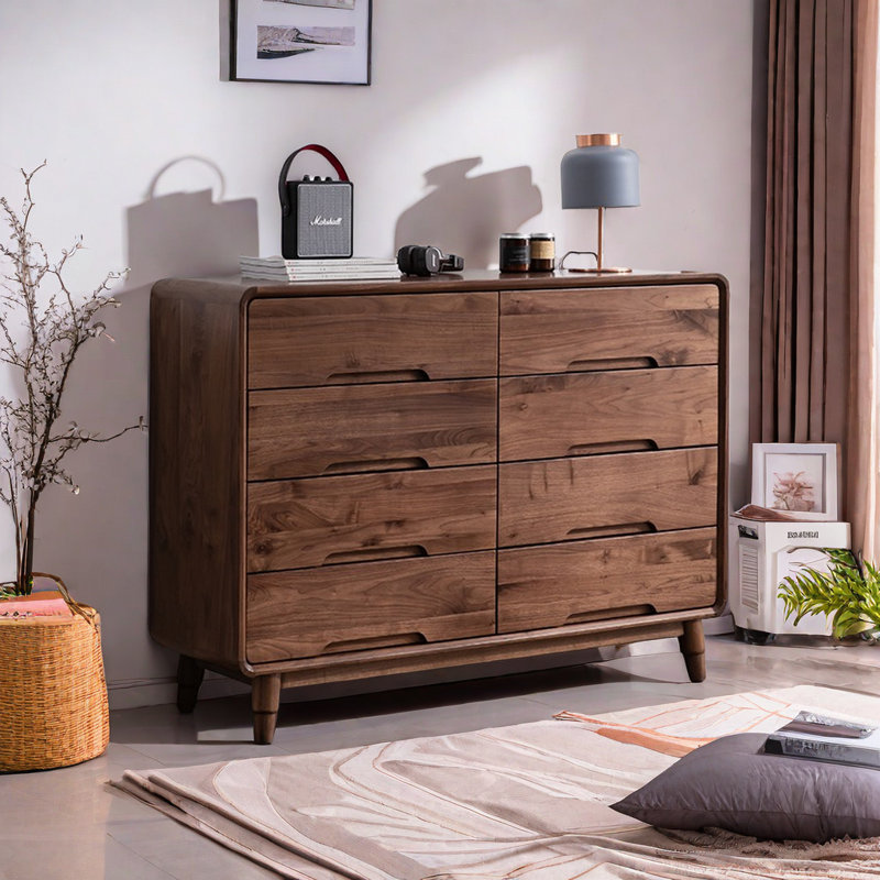 Commode d'appoint en bois massif Jonathen