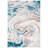 Misbah Abstract Jute/Sisal Beige/Blue Area Rug-1370587374