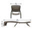  Chaise longue inclinable 76 po