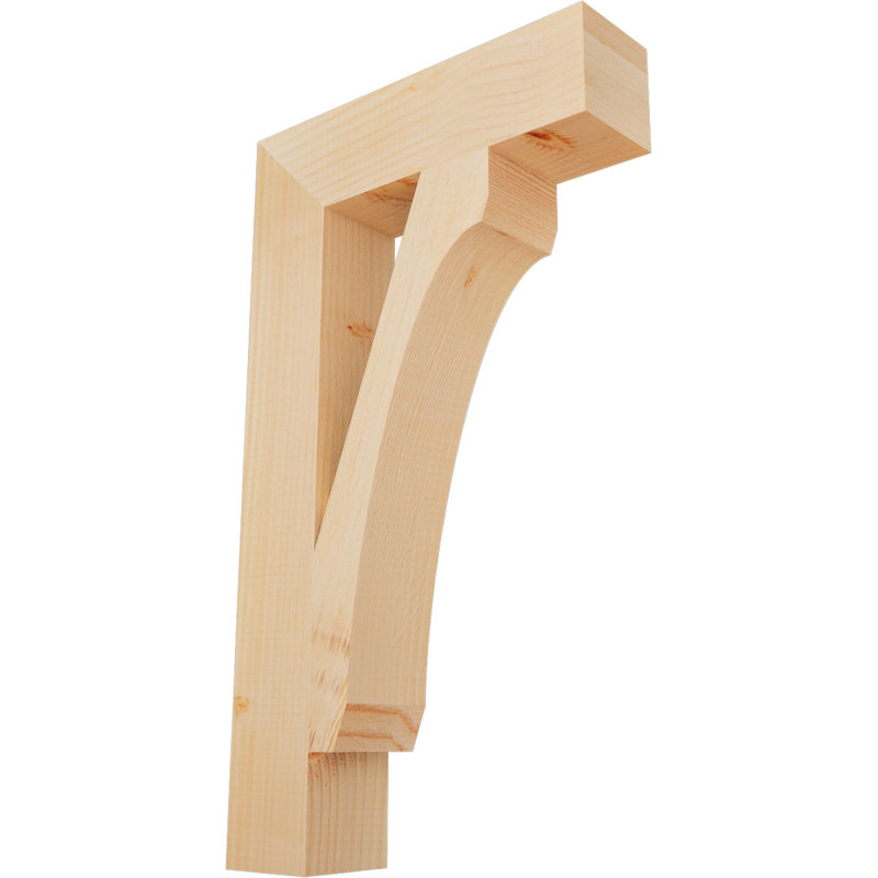 Support en bois rustique Legacy Block, Sapin de Douglas, Lisse, H 28 po x l 3,5 po x P 16 po