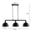 Stronach 3 - Light Black Pendant