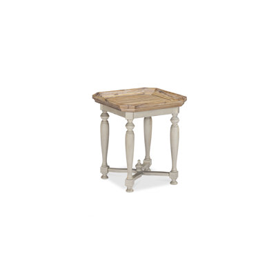 Amalia End Table Stonewash/ Mist Grey