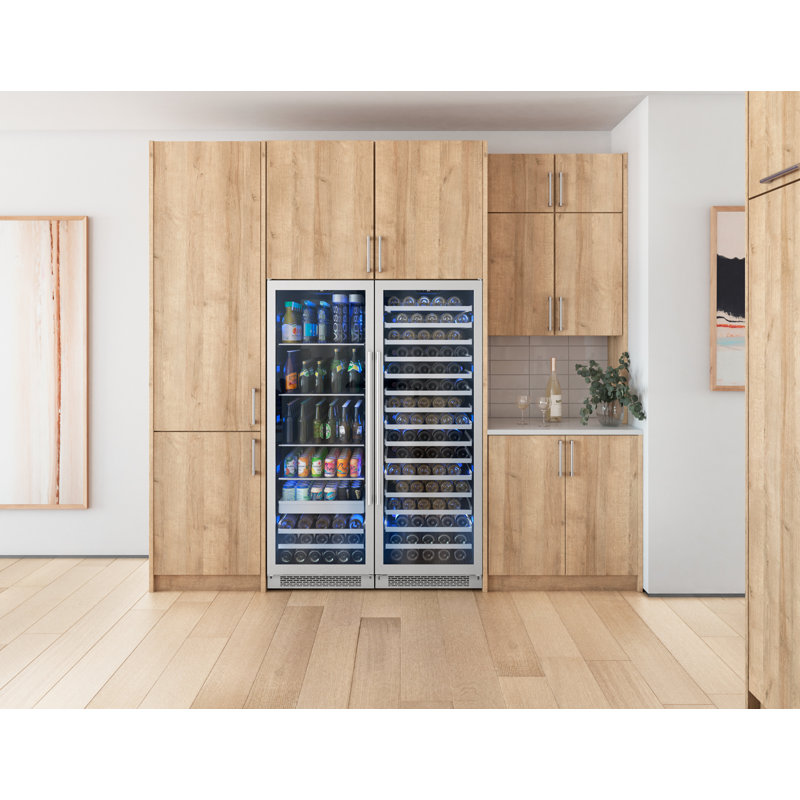 Presrv 24'' 148 Bottle Single Zone Freestanding/Built-In Wine Refrigerator