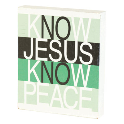 Diarmit Know Jesus Know Peace
