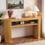 Console Farmhouse avec pieds cannelés et tablette ouverte-187111311