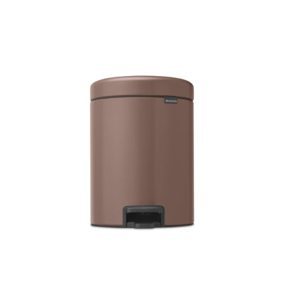 Brabantia NewIcon Step On Trash Can, 1.3 Gallon (5 Liter)