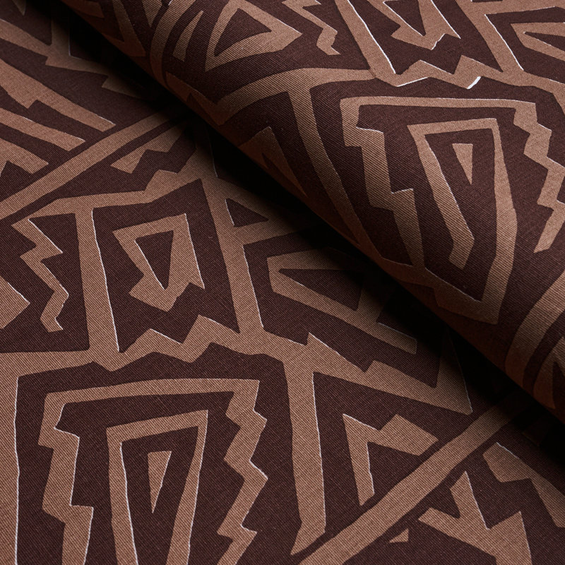 Tissu Schumacher x David Kaihoi, Brun