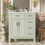 Meuble-lavabo 30 po avec lavabo en céramique-1945612561