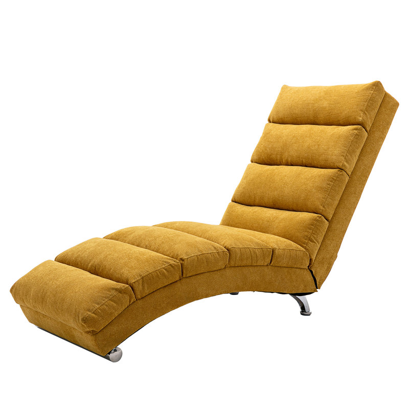 Chaise longue en lin