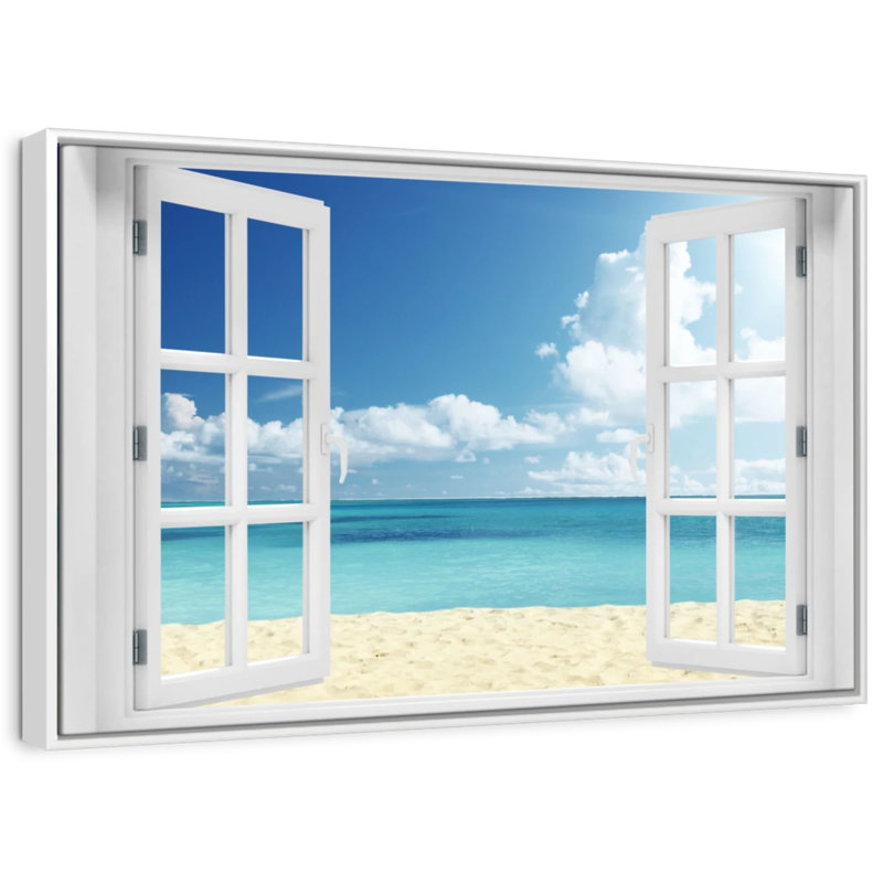 Window To Remote Gillard, 13" H x 19" W