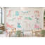 Papier peint illustré de chiots enjoués, style pastel.-1264023586-1264023589