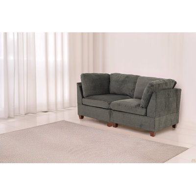 ENSEMBLE MODULAIRE - 2 pièces en gris