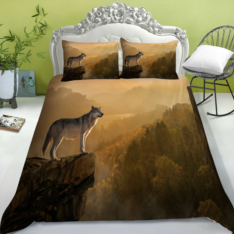 Emitt Abstract Duvet Cover with Pillowcases Included, 220 x 240cm Duvet Cover + 2 Housewife Pillowcases