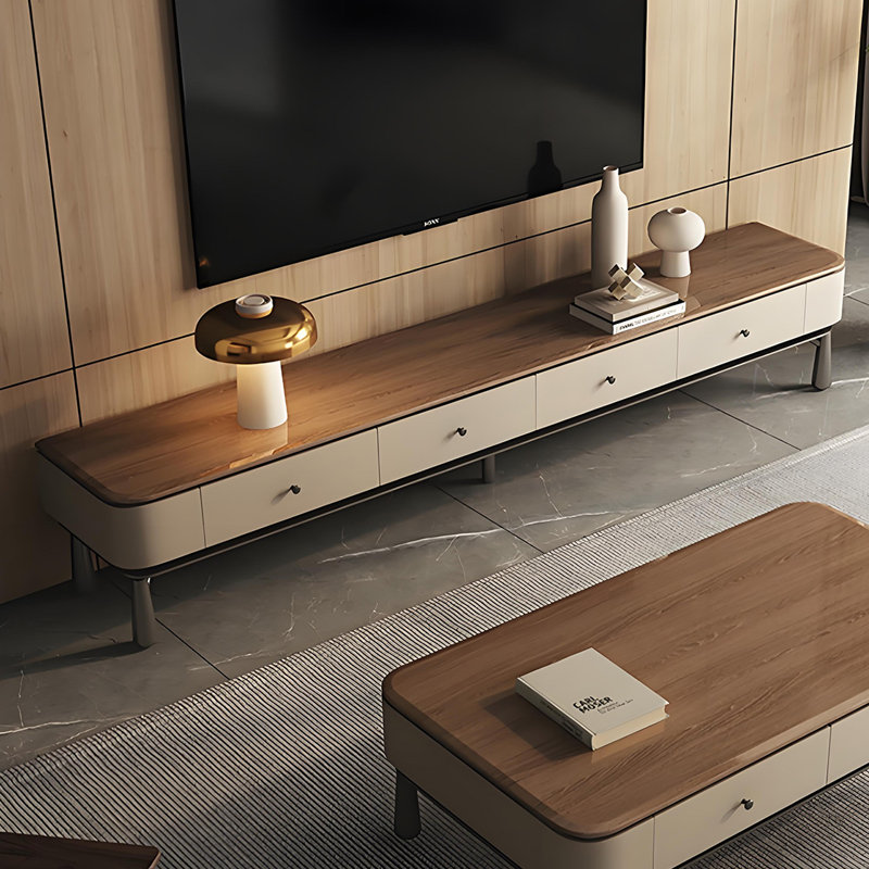 Meuble télé de luxe léger, 94.5"