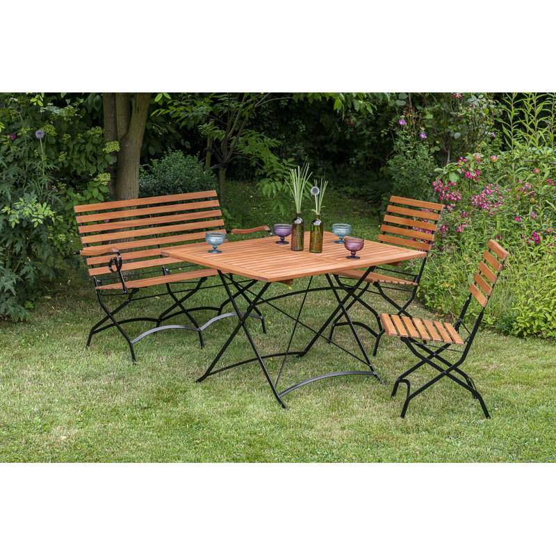 Timothee 4 - Person Patio Dining Set with Rectangular Table