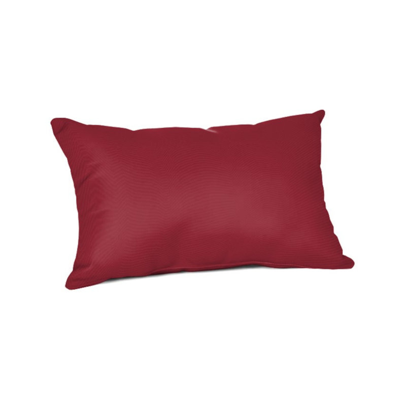 Casual Cushion Outdoor Lumbar Pillow, Sunbrella Fade & Water Resistant for Patio Furniture & Porch Swings, Reversible
