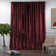 Rideau simple extra long et extra large en velours brillant de luxe