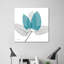 FicusBurkey Teal - Wrapped Canvas Print-1522846084