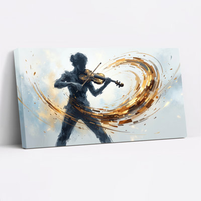 Music Motion Canvas Wall Art Oil Painting Print Set Of 1