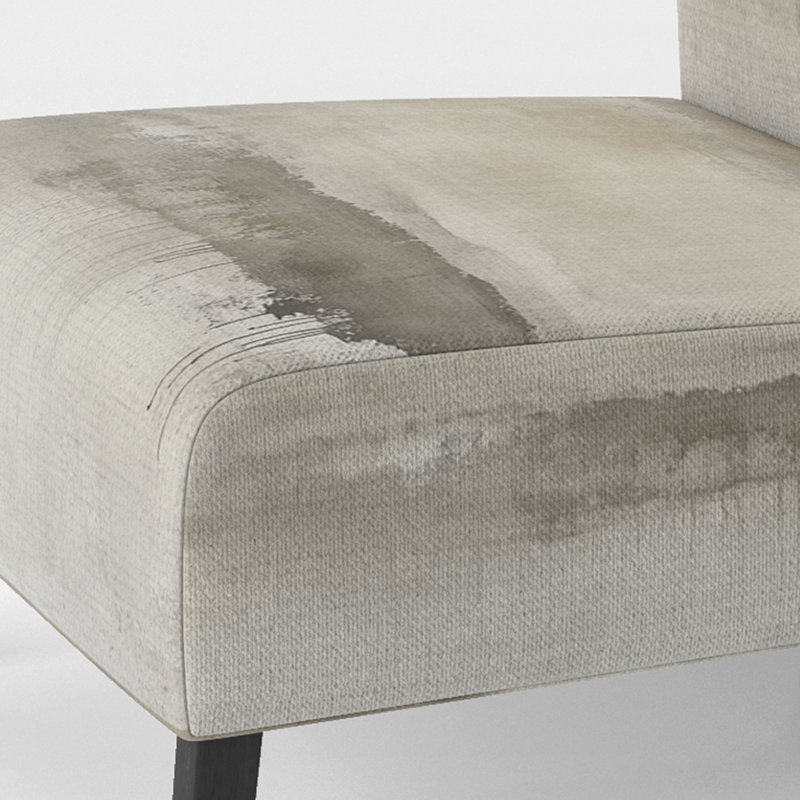 Fauteuil de chambre Abstract Minimalisme, Slipper Armless
