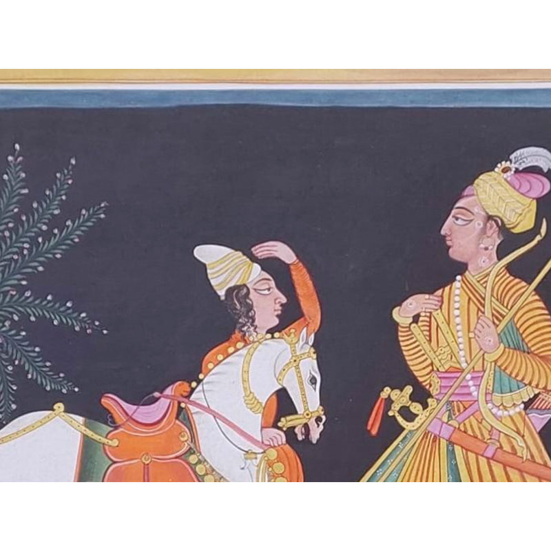 Ragaputra Saindhava, peinture de l'école Basohli | Couleur naturelle sur feuille faite à la main | Par Mukesh Vijay