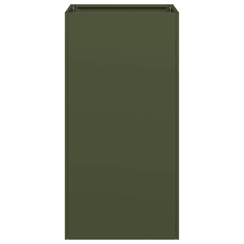 Metal Planter Box, Olive Green
