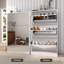 Armoire à chaussures moderne avec un petit bord de miroir