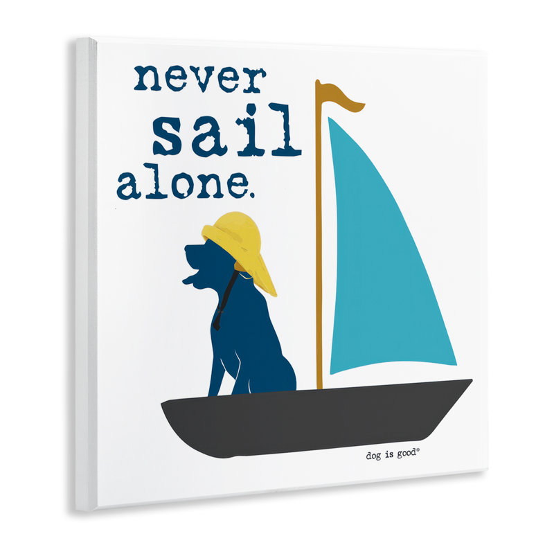 «Never Sail Alone Dog», art mural par Dog Is Good