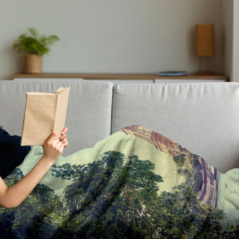 Hand Woven Throw Blanket, 50" x 60"