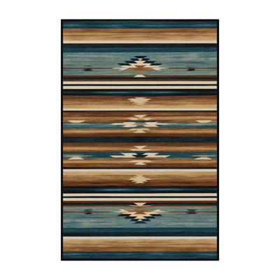  Tapis lavable Horizon Layers Southwestern