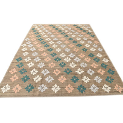 Tapis beige 7 x 10 Pinkerton