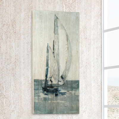 «Gray Seas II», reproduction d'impression sur bois