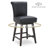 Aoibhne Swivel Upholstered Counter Stool-1213715479