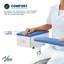 500 lb Fauteuil de dessin de sang de phlébotomie rembourré et ajustable antimicrobien-1136772240