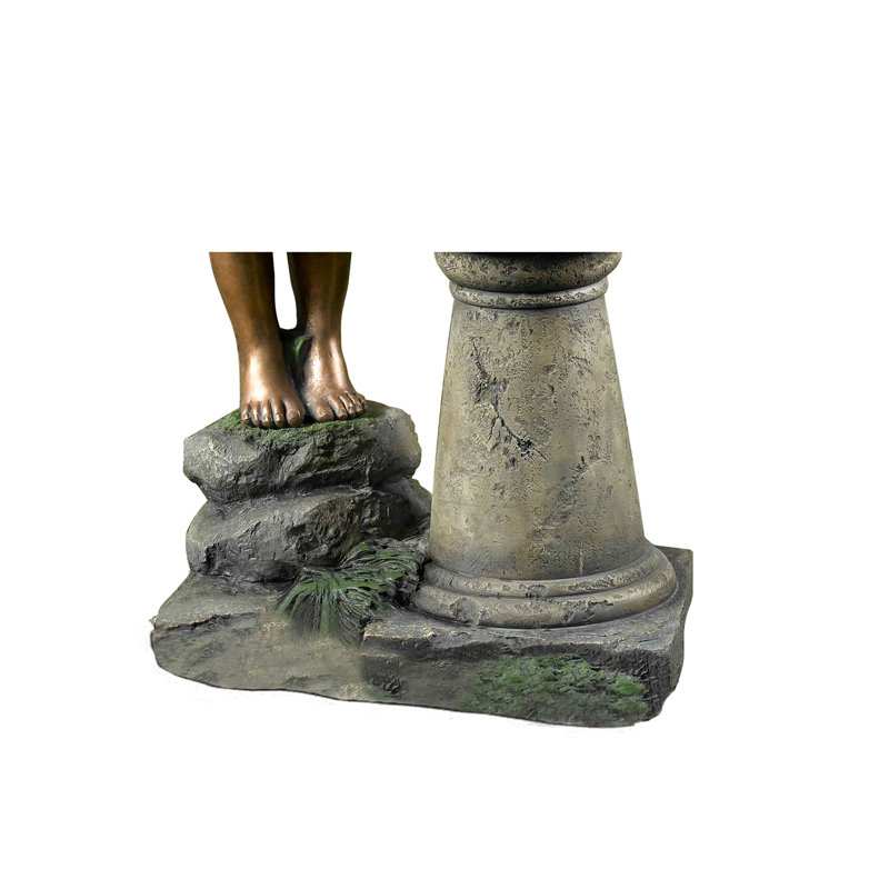 Johnelle Handcrafted Outdoor Sculptural Fountain