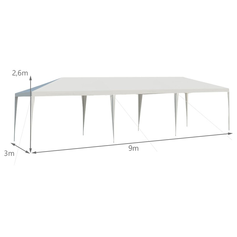 Aspenn 9m x 3m Metal Party Tent
