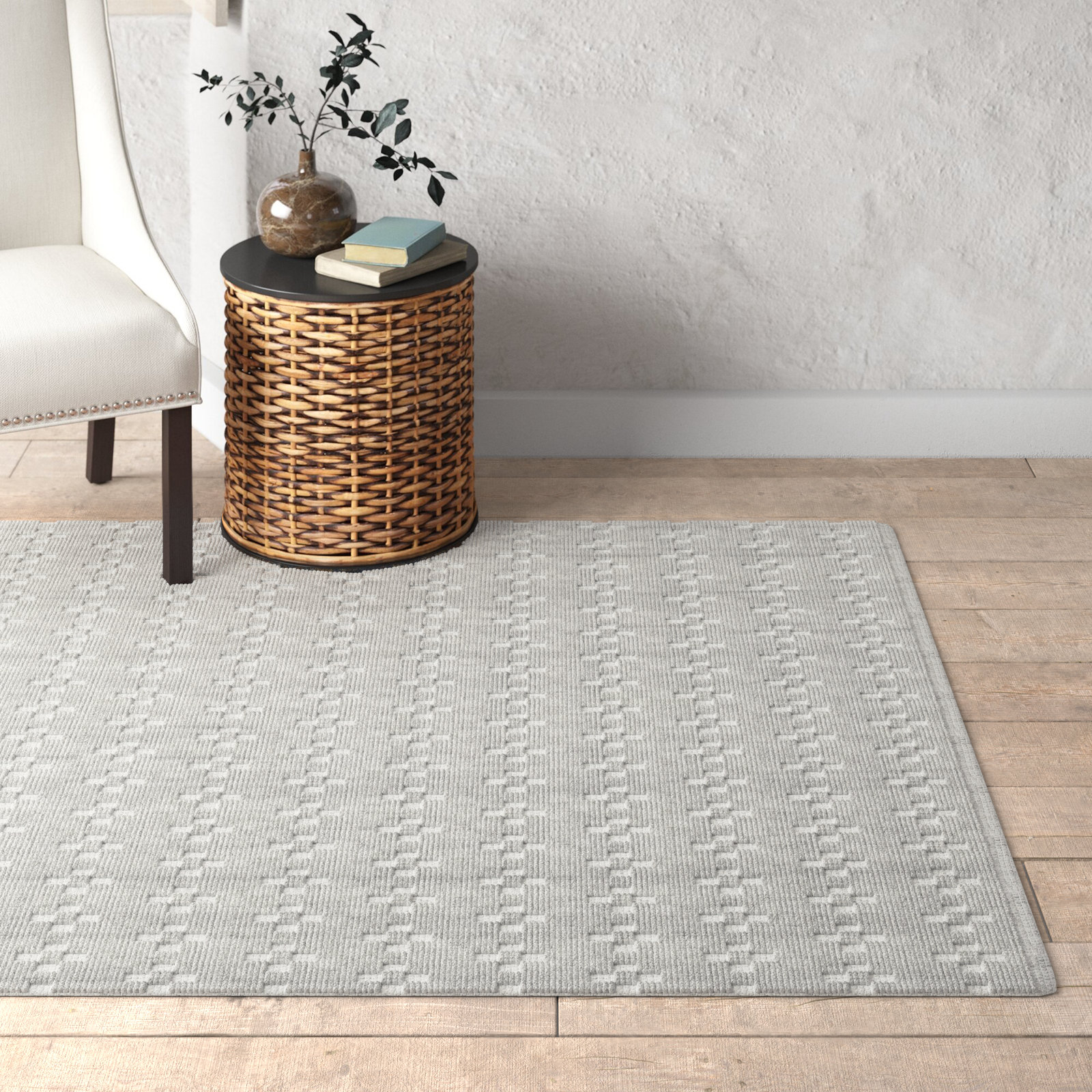 Juno Hand-Loomed Geometric Rug, Rectangle 7'9" x 9'9"