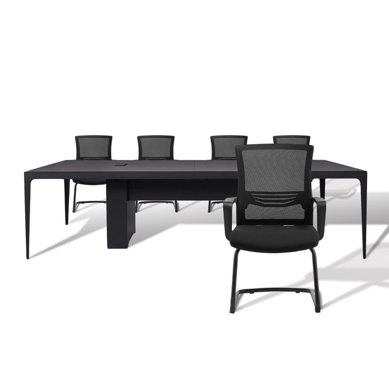 YY-C0228-36 Meeting Table, Black