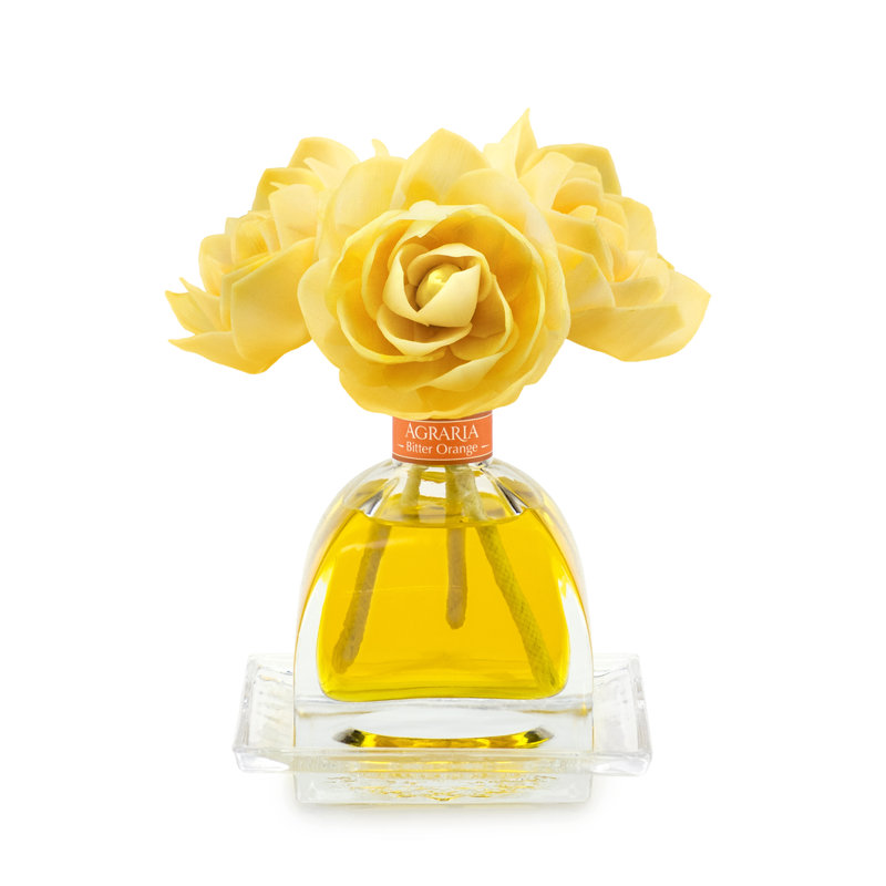 Bitter Orange Floral Reed Diffuser with Sola Flowers