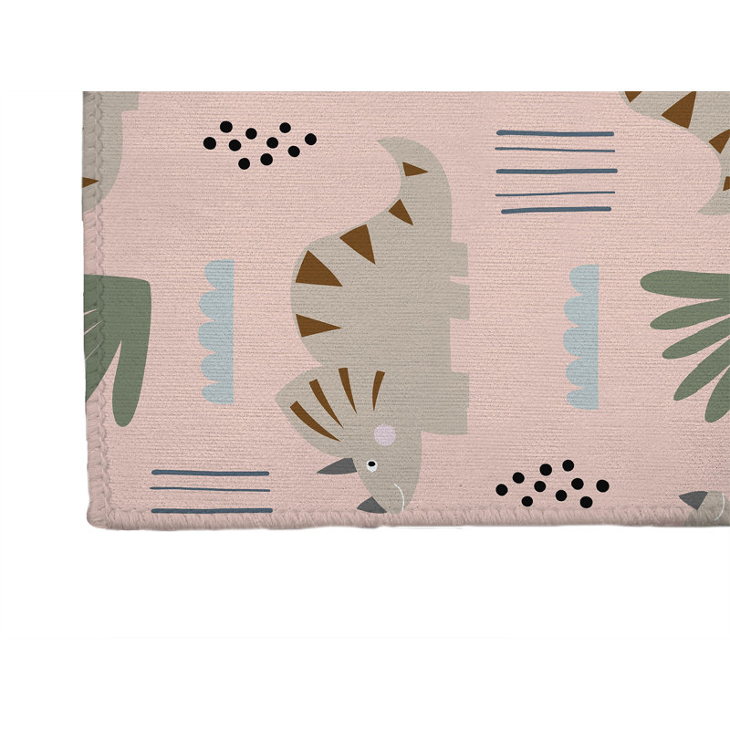 Tricera Watch  Kids Play Mat, Rectangle 3' x 5'