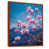 Toile avec cadre flottant brun
